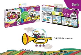 Plastelina Tytus 12 kolorów FIORELLO