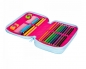 Coolpack Jumper 2, piórnik podwójny - Pink Scribble (D066340)