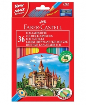 Kredki Zamek 36 kolorów + temperówka (120136)