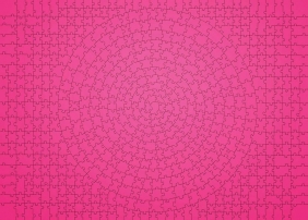 Ravensburger, Puzzle Krypt 654: Różowe (12000104)