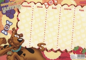 Plan lekcji A4 z magnesem Scooby-Doo