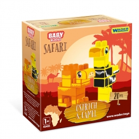 Baby Blocks Safari - klocki struś i wielbłąd (41504)