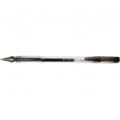 Długopis żelowy - czarny (100314)