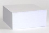 Kostka klejona 85x85x40mm biała D.RECT