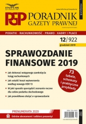 Sprawozdanie finansowe 2019 - Opracowanie zbiorowe