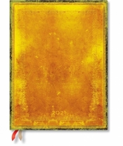 Kalendarz książkowy ultra 2021 12M Ochre