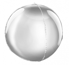 Balon foliowy Godan 16 cali kula srebrna 16cal (BK-HSR)