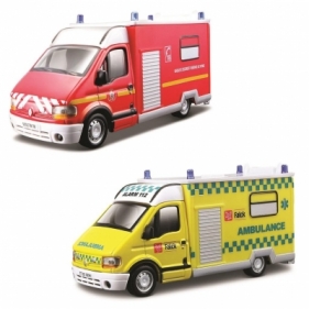 Bburago, Renault Master Ambulans 1:50 (18-32004)(mix wzorów)