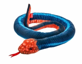 Maskotka Wąż niebiesko-pomaarańczowy 180cm (13985)