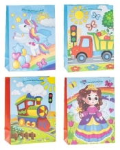 Torebka dziecięce Pop-Up 3D 31x40x12cm mix ROZETTE