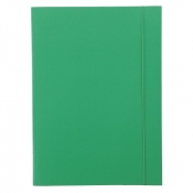 Teczka kartonowa na gumkę Barbara A4 TECZKA Z GUMKĄ A4 kolor: zielony 300 g (5906099012205)
