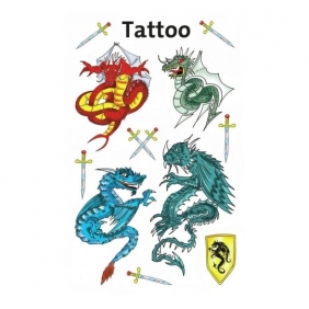 Tatuaże dla dzieci Z Design - Smoki (56404)
