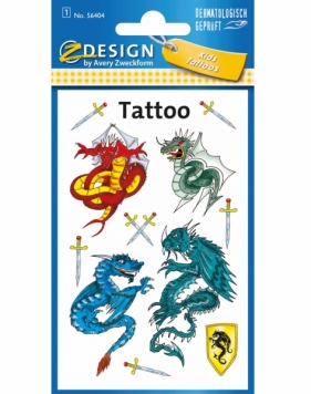 Tatuaże dla dzieci Z Design - Smoki (56404)