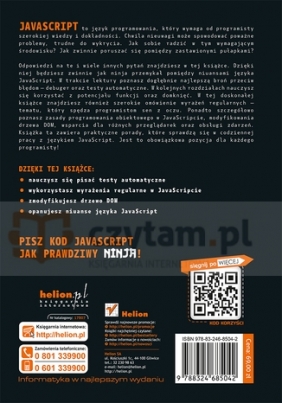 Tajemnice JavaScriptu Podręcznik ninja - Resig John, Bibeault Bear