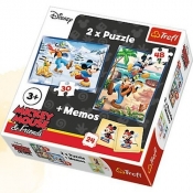 Puzzle Frajda z przyjaciółmi 2w1+memos (90604)