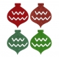 Bombki filcowe - 6 sztuk (383639)