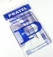Zestaw kreślarski Pratel z linijką 20 cm etui (2004 PR)