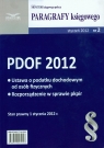 PDOF 2012 Ustawa o podatku dochodowym od osób fizycznych; Rozporządzenie