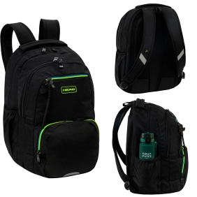Head, Plecak Black - Green/Blue, AB200