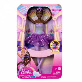 Lalka Barbie Dreamtopia Baletnica Magiczne światełka Brunetka (HLC26)