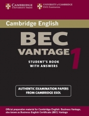 Cambridge BEC Vantage 1 Student's Book with answers