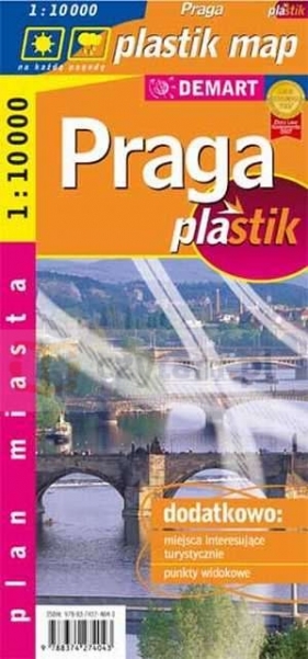 Praga plastik - plan maista laminowany