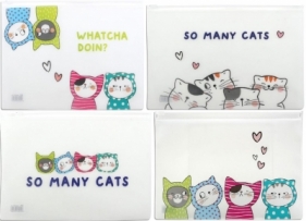 Teczka A5 plastikowa suwak So Many Cats (445705)