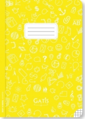 Zeszyt A5 ECO YELLOW w kratkę 60 kartek