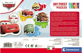 Clementoni, Puzzle My First Puzzles 4w1: Auta (20804)
