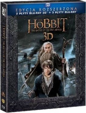 Hobbit: Bitwa Pięciu Armii - Wydanie rozszerzone (5 Blu-ray, wersja 3D)