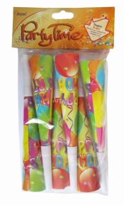 Trąbki urodzinowy 20cm (6szt)