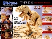 Drewniany zdalnie sterowany model do złożenia. T-Rex Robotime