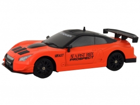 Autko sportowe R/C 1:24 wymienne koła pomarańczowe