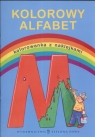 Kolorowy alfabet  Kolorowanka z naklejkami (niebieska) Czyżowska Małgorzata