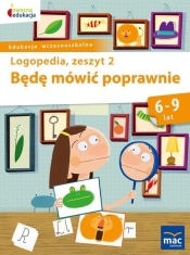 Logopedia. Będę mówić poprawnie, zeszyt 2 - Stanisława Zakrzewska, Jolanta Góral-Półrola