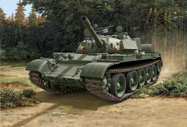 T-55 A/AM - model do sklejania (03304)