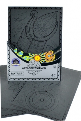 Centropen: Kolorowanka antystresowa Anti-stress Black 9997 - Fantazja