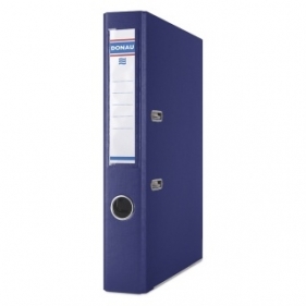 Segregator dźwigniowy Master-s Donau granatowy z szyną A4/50 (3947001PL-18)