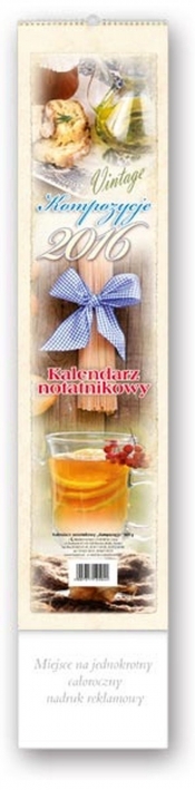 Kalendarz notatnikowy 2016 WN 4 Kompozycje paskowy