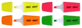 Zakreślacze mini neon, 4 kolory CRICCO