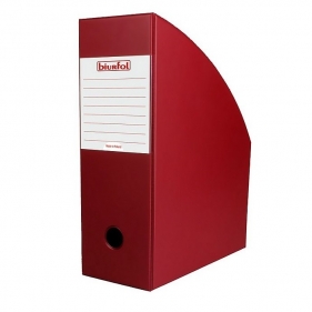 Pojemnik na dokumenty Biurfol A4/10cm - bordowy (SE-36-04)