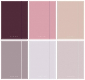 Teczka z gumką A4+ nude (10szt)