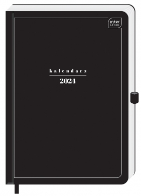 Kalendarz 2024 książkowy A5 - Black