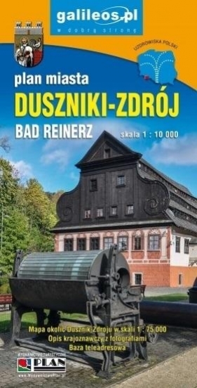 Plan miasta - Duszniki-Zdrój 1: 10 000 - Opracowanie zbiorowe