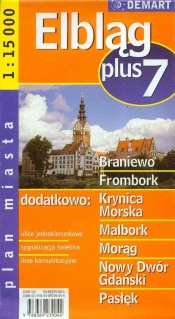 Elbląg plus 7 - plan miasta