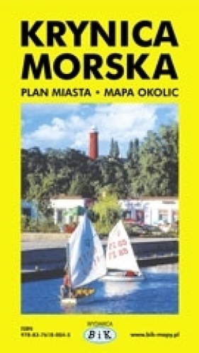 Krynica Morska - Plan Miasta z Mapą Okolic - Praca zbiorowa