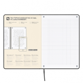 Notatnik Oxford Signature A5/80k kratka - niebieski
