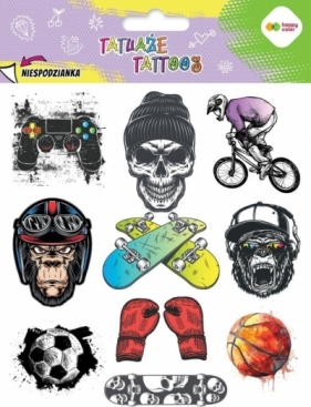 Tatuaże zmywalne Be Cool HAPPY COLOR