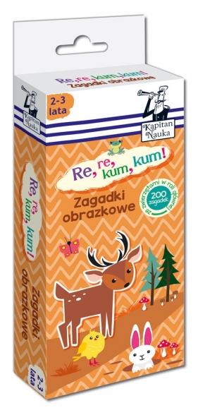 Zagadki obrazkowe Re, re, kum, kum! 2-3 lata - Magdalena Trepczyńska