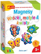 Magnesy do samodzielnego wykonania - Wróżki motyle i kwiaty